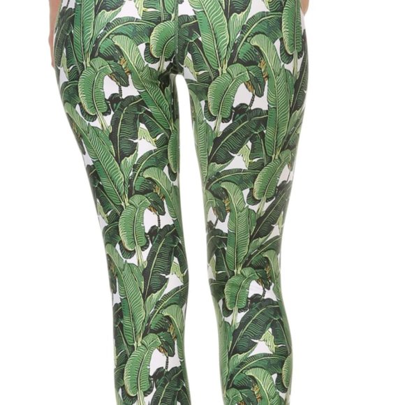 Poprageous Banana Leaf Dream Leggings M - Picture 3 of 6